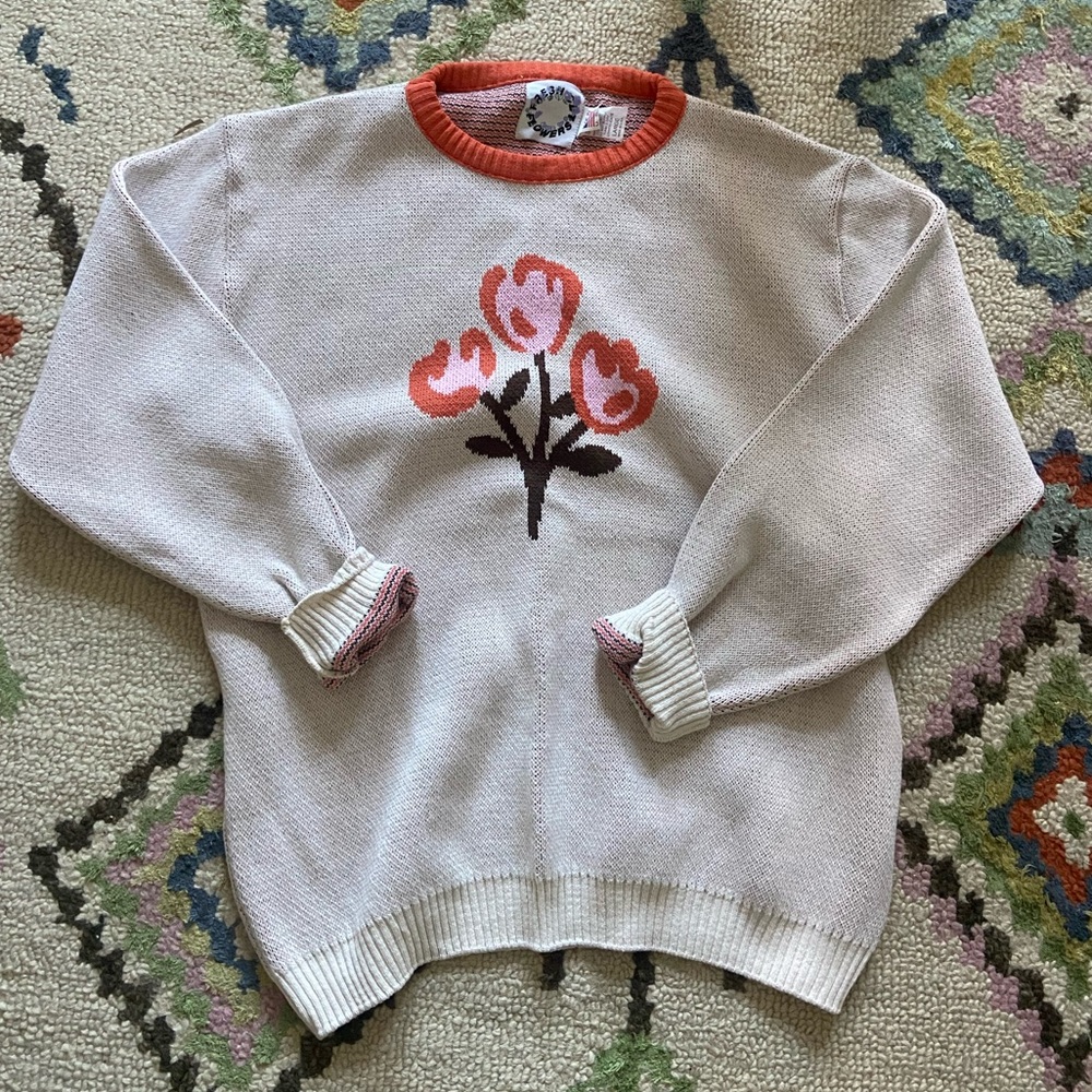 FRESH CUT FLOWERS SWEATER